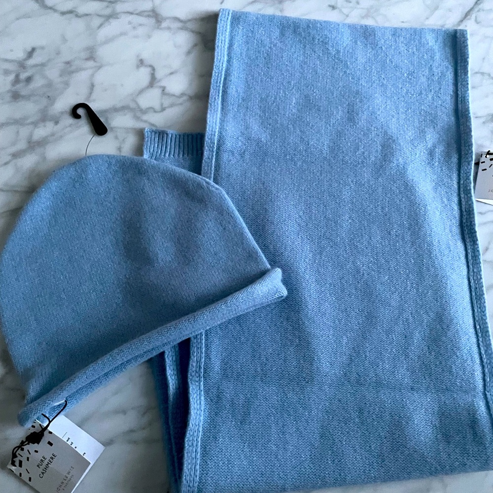 John Lewis pure cashmere hat and scarf brand new